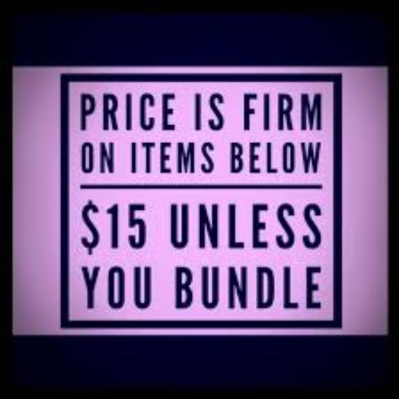 PRICES FIRM ON ITEMS $15 AND UNDER - Picture 2 of 4